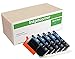 Inkjetcorner 5 Pack Cyan Compatible Ink Cartridges Replacement for CLI-226 for use with iX6520 MG5120 MG5220 MG5320 MX882 MX892 MG6120 MG6220 MG8120 MG8220