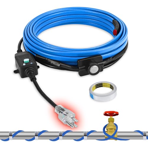 PROEZE 80tB[g T[X^bgtǗpq[ge[v pCvh~p ȒMP[u -40°FŐ𗬂 120V 5W/tB[g ƒ//OppCvq[^[