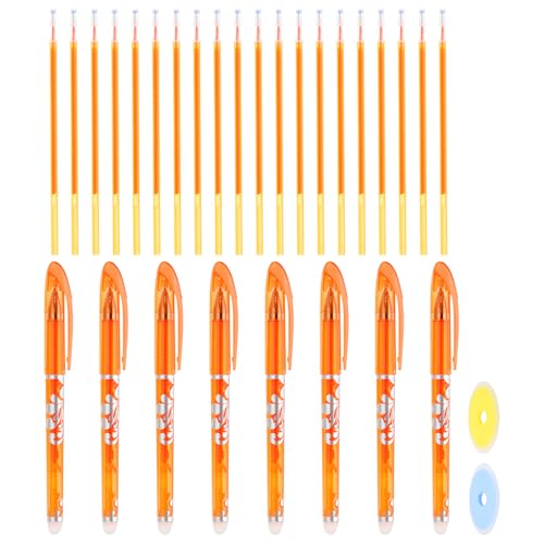 Stylos effaçables pour tissu PATIKIL orange pour éliminer les taches de feutre couture