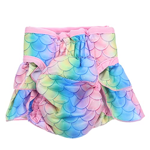 DRESSOOS Pantalones fisiológicos Dog Clothes para Perros Botas con Tirantes para Perros champú para Perros pantalón físico para Mascotas pantalón Sanitario Cachorro algodón