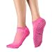 Shashi Pink Mesh Non Slip Ergonomic Socks Pilates Barre Ballet Yoga Dance Pink Small / 5.5-7.5