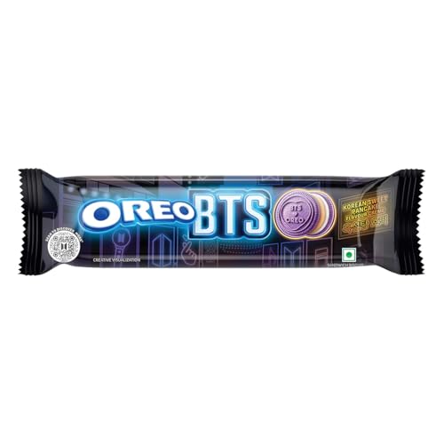 Image of Oreo BTS Korean Sweet Pancake Flavour Creme Biscuit, 103.5 g