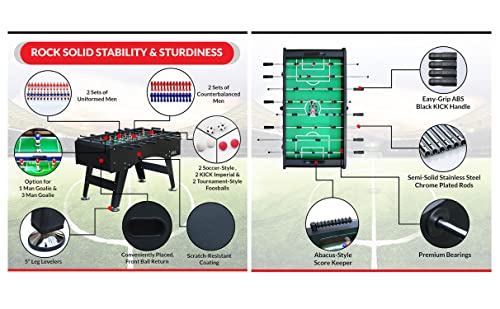 Kick 200 Tischfußball Tisch Topaz – Bild 8