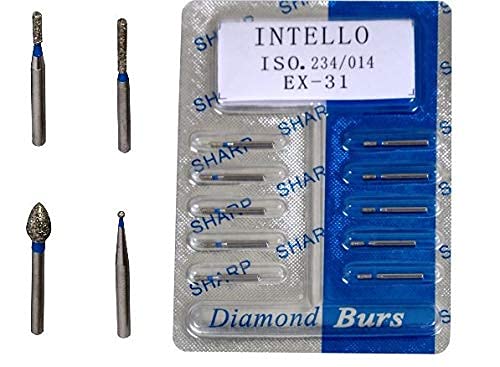 PYRAX Air Rotor Diamond Burs (TF-20)