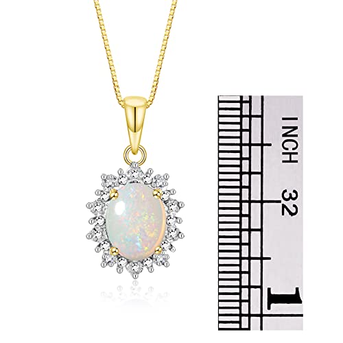 Image of Rylos Women's Yellow Gold Plated Silver Princess Diana Ring & Pendant Set. Gemstone & Diamonds, 9X7MM Birthstone. Matching Friendship Jewelry, Sizes 5-10.