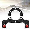 Stuurwiel Claxon, Koolstofvezel Externe Claxon Kits Fit voor MOMO/OMP/Nardi/Sparco 6 Bouten Stuurwiel(Dubbele knop)