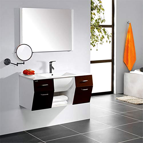Miroir pivotant extensible pour salle de bain moderne et routine beauté fluide