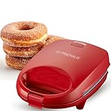 PREMIUS Ceramic NonStick Mini Snack Donut Maker, 2” Mold, Great For Kids & Families Desserts, Frosted, Glazed, Decorated, Sprinkled, Doughnuts,...