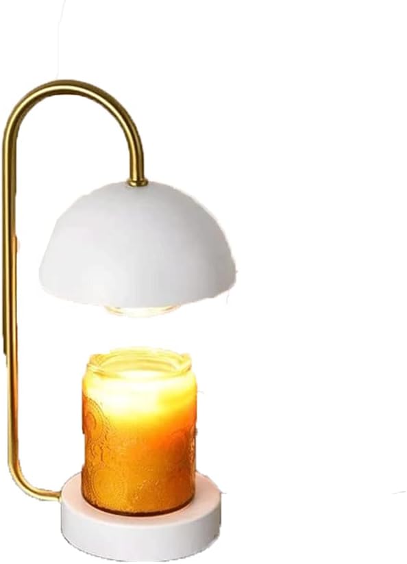 NOBRIM Candle Heater Without Fire Candle Wax Lamp Diffuse Essential Oils Melting Wax Lamp Fragrance Table Lamp for Gift Study(15 X 15 X 30 Cm) Bedside Indoor