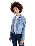 Street One Damen A211840 Jeansjacke, Heavy Indigo Bleached, 36