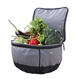 GjnjfdF Fahrradkorb-Abdeckung vorne | ausziehbare UV-Schutz Plane | Schutzabdeckung | für Einkäufe Ausflüge Park Picknick Pendeln