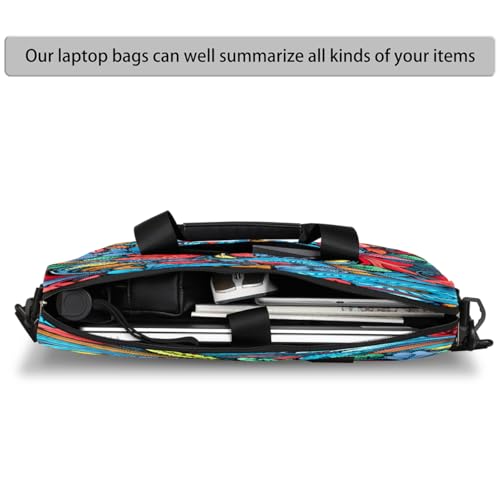 Maletín Laptop para Hombre y Mujer 15.6 16 Pulgadas Floral miniatura 4
