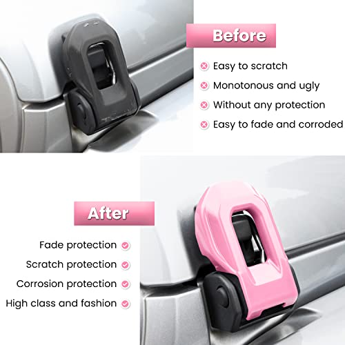 Cubiertas de soportes de bloqueo de capó rosa para lucir tu Jeep en rutas y eventos 4x4 4