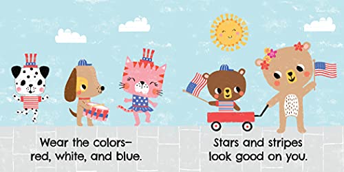 My American Baby: Wear Your Stars and Stripes, Wave a Flag, and Say I Love You! (Sweet Board Books, Independence Day and Shower Gifts) Board book – June 1, 2021 - Image 4