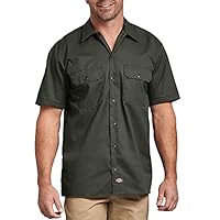 Algopix Similar Product 1 - Dickies Mens ShortSleeve Work Shirt