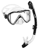 Phantom Aquatics Signature Master View Mask Dry Snorkel Set
