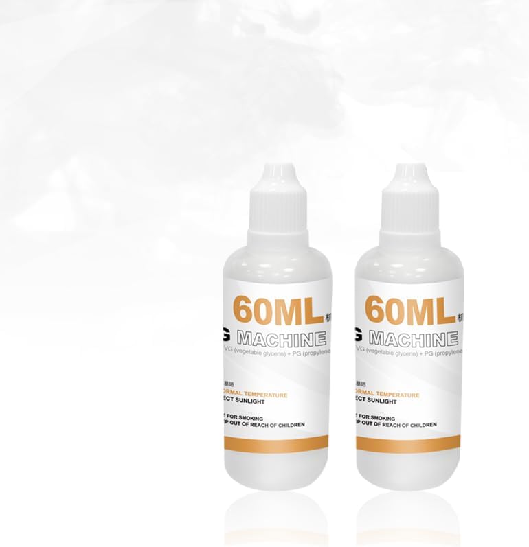 LENSGO Fog Machine Fluid,for LENSGO Smoke Machine,High Density 60ml×4 Bottles