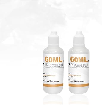 LENSGO Fog Machine Fluid,for LENSGO Smoke Machine,High Density 60ml2 Bottles