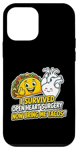 Survived Open Heart Surgery Tacos �S���񕜃T�o�C�o�[ �X�}�z�P�[�X iPhone 12 mini �p