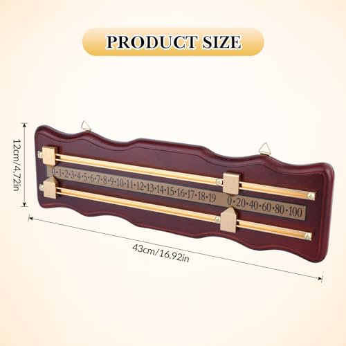 Marcador de Snooker y Billar de Madera 16.93x5.51 pulgadas miniatura 3