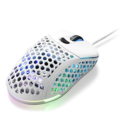 Sharkoon-Light-200-Raton-Gaming-Optico-16000-dpi-6-Botones-Blanco