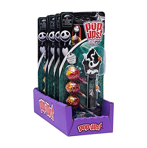 Flix Halloween Candy Tim Burton's The Nightmare Before Christmas Pop Up Blister Pack - 6 Count Display Box