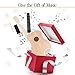 DIY Ukulele Kit - Build Your Own Guitar with 21-Inch Soprano Ukelele Kit, Includes 33 Pieces Make Your Own Ukulele Acoustic Guitar DIY Projects