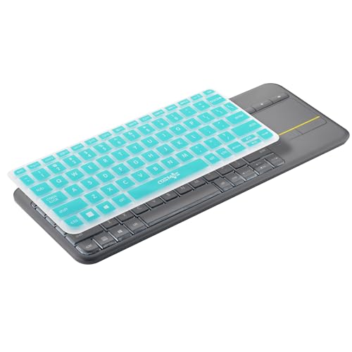 Protector de Teclado de Silicona Compatible Logitech K400 Plus miniatura 2