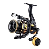 HAUT TON Dolphin Advance Edition Spinning Reel,5.2:1Gear Ratio,22LBS,5+1BB,Backlash Free Bearing,Sealed Drag System,Saltwater,Freshwater Fishing Reels (TGG, 5000)