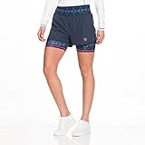 2 in 1 Damen Laufshorts von Gregster aus folgenden Materialien: Obermaterial 1 94% Polyester 6% Elasthan, Obermaterial 2 94% Polyester 6% Spandex