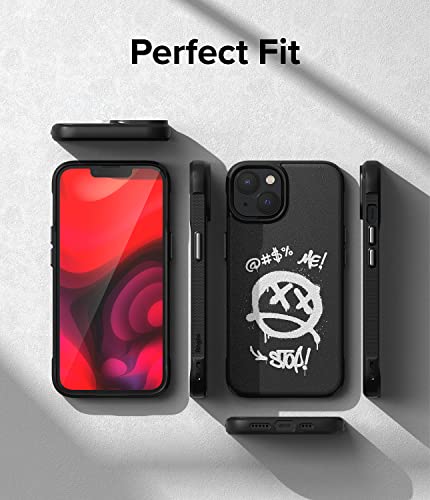 Image of Ringke Onyx Design Compatible with iPhone 14 Plus Case Cover Rugged Flexible Durable Anti-Slip TPU Protection Shockproof iPhone 14 Plus Back Cover - Graffiti