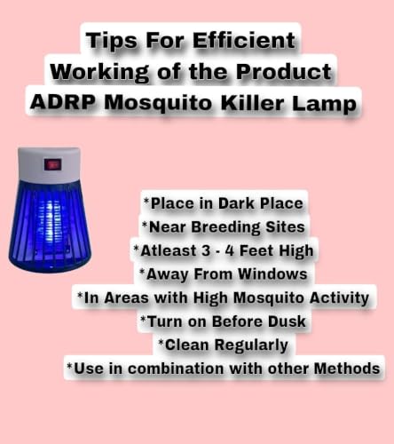 Image of Plug-in Mosquito Killer Lamp with UV Light | Electric Insect & Bug Zapper Machine for Home | Night Light Mosquito Trap | मच्छर मारने वाला इलेक्ट्रिक लैंप | कीट नाशक मशीन घर के लिए