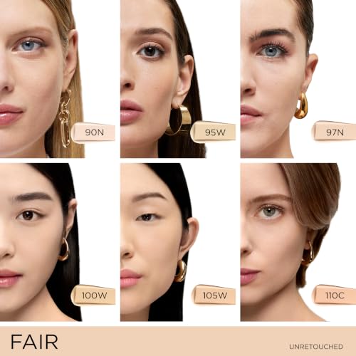 Image of Lancome Teint Idole Ultra Wear Natural Matte Foundation- Longwear, Medium-Full Coverage, Natural Finish, Waterproof & Hydrating - 090N (Fair Skin with Neutral /Pinky Undertones), 1 Fl Oz