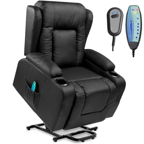 Poltrona do Papai Com Elevação e Reclinação automatica Massagem A...