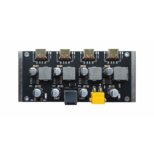 ZBIianxer PD65W USB C Charging Board 4 Way Fast Lademodul Power Ladekonverter Board Netzteil
