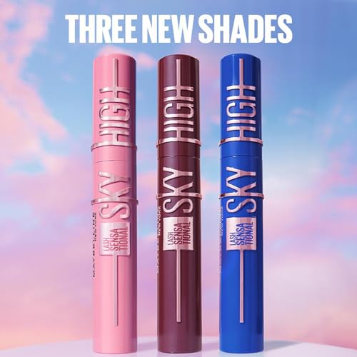 Maybelline New York, Sky High Lash Sensational Mascara, Limitless Length & Volume, Flex Tower Brush, Light-as-Air Feel, With Bamboo Extract, Pink Air - Image 7
