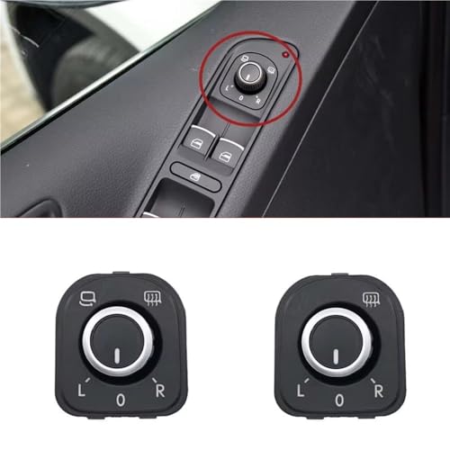 Interrupteur de rétroviseur 5ND959565F commande de rétroviseur électrique Golf 6 - 5