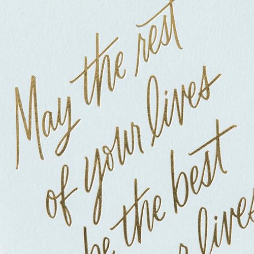 Hallmark 5RZH1241 Signature Wedding Card, Bridal Shower Card thumb #3