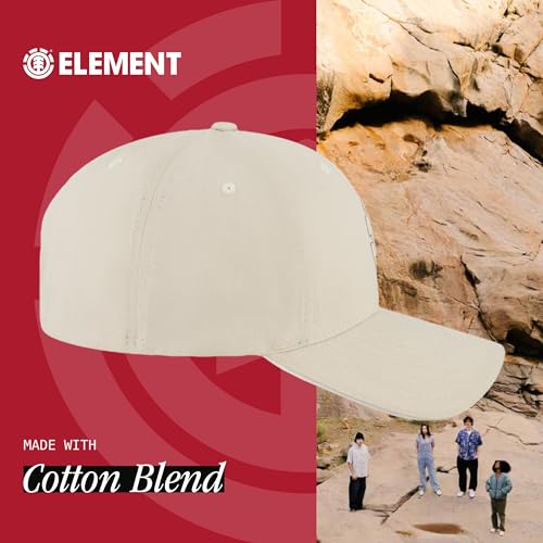 Casquette sport flex fit Concept One Element crème chapeau visière courbée