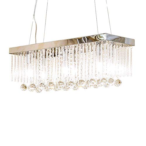Lustre de salle à manger moderne en format rectangulaire 50cm avec éclairage LED - 2