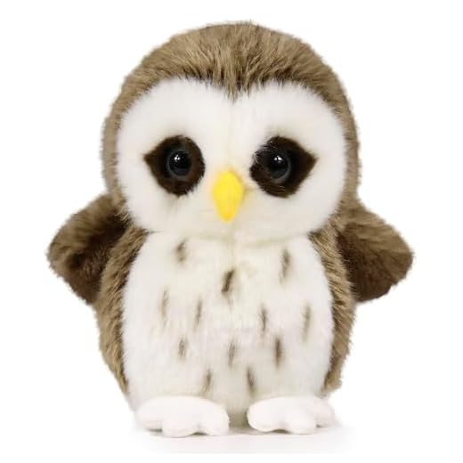 Ice King Bear Wild Animal Small Stuffed Animals Zoo Family Plush Toy (Owl 6 Inches)