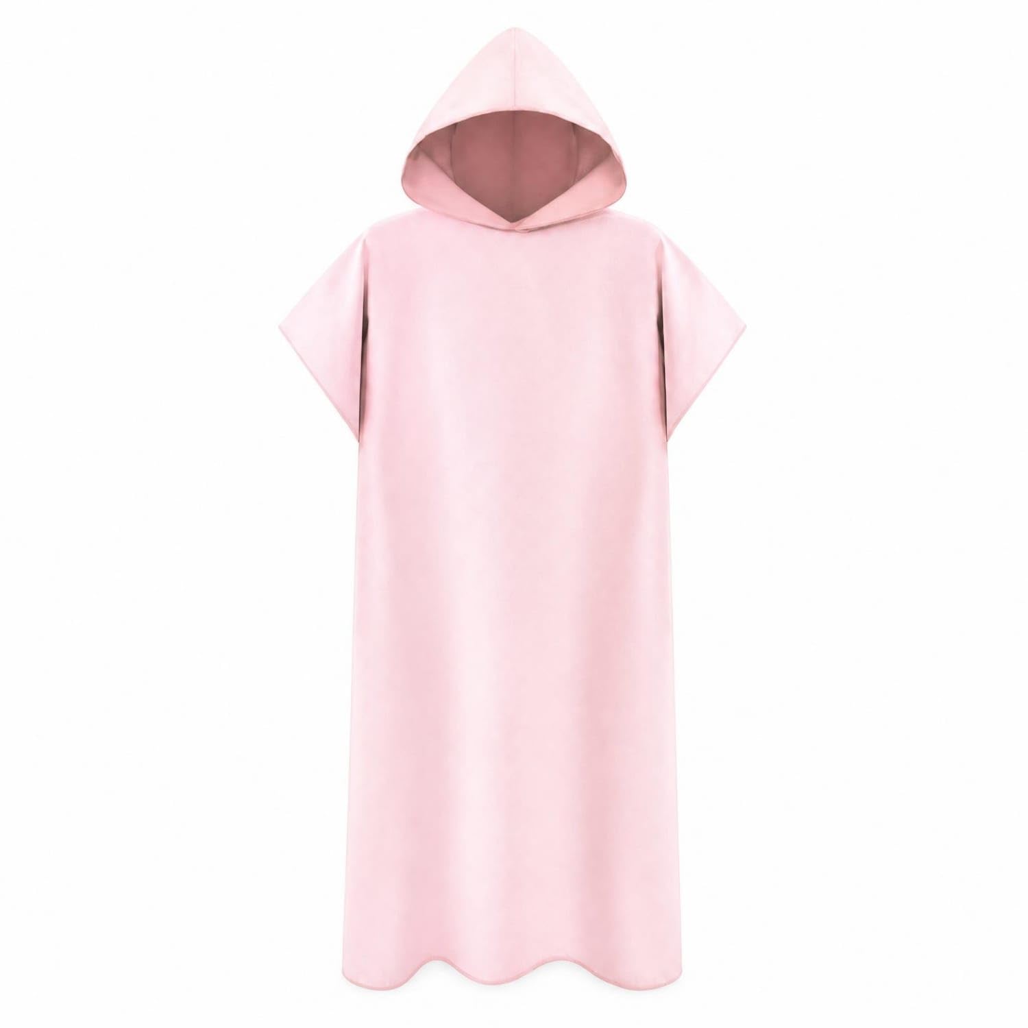 URJIX™ Double-Sided Fleece Hooded Changing Robe Quick 88x110cm Pink | Convenience Pink 88x110cm-picture-57