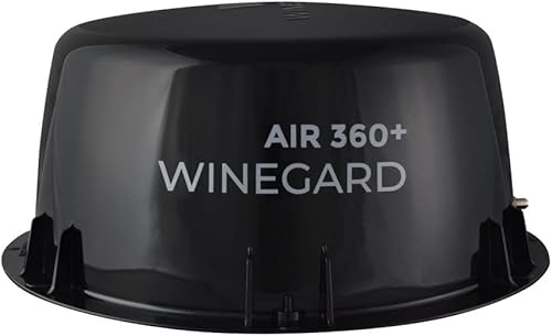 Winegard Air 360+ V2.s - Antena de RV de alta definición y radio FM amplificada