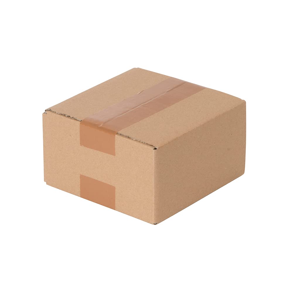 BB-Verpackungen 4200x Faltkartons 150x150x80mm 1-wellig braun (4200 Stück)| Kleiner Versandkarton, ideal als Warensendung, DHL Päckchen S, GLS/DPD XS-Paket
