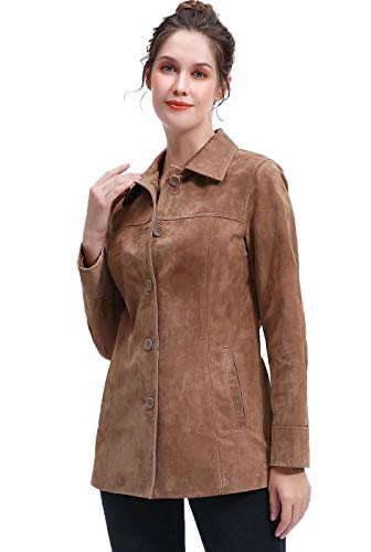 BGSD Women Tiana Suede Leather Coat (Also available in Plus Size & Petite)3