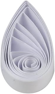 White Quilling Paper Strips 5mm for Crafts Paper Quilling Strips Set-120pcs, 52cm (5mm)