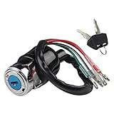  Clé de contacteur d\'allumage 4 fils for H-on-da CT110 Trail 110 1980-1986
