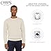 Chaps Men's Classic Fit Long Sleeve Cotton Jersey Midweight Crewneck Sweater, Oatmeal Heather, X-Large