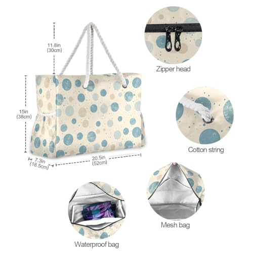 Image of senya Large Beach Bags Totes Swim Canvas Tote Shoulder Bag Water Resistant Bags for Gym Travel Daily