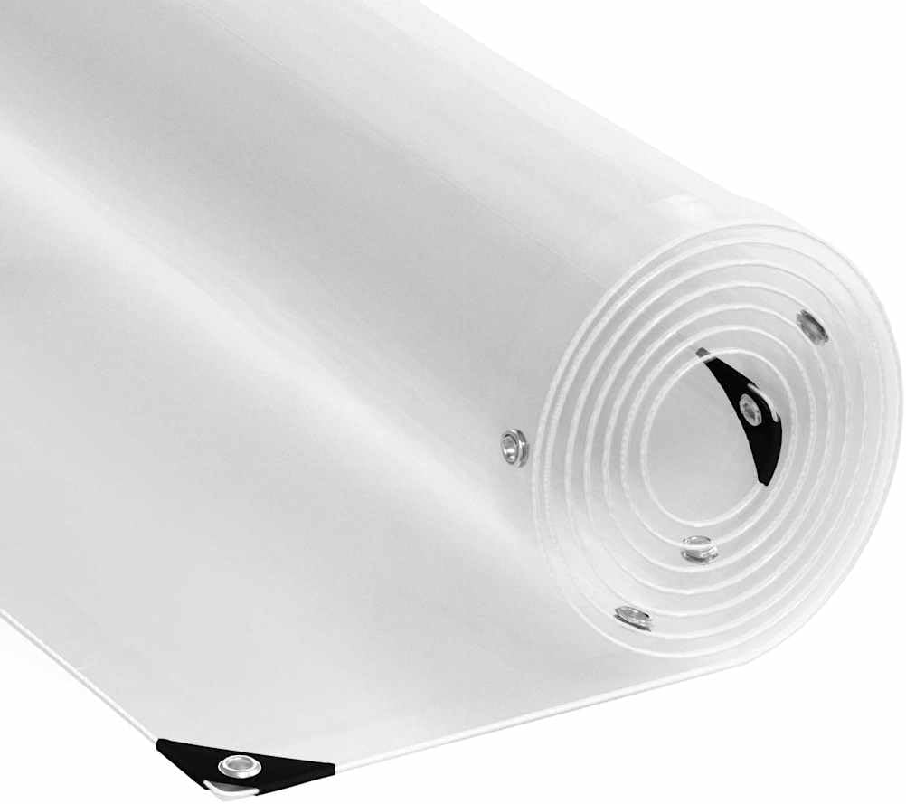 vidaXL PVC Plant Cover with Eyelets for Garden Greenhouse and Crop Protection Size 6.6 x 16.4 ft Water Resistant UV Fabric Raised Bed Gardening